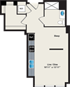Studio Apartment at Reside on Green Street